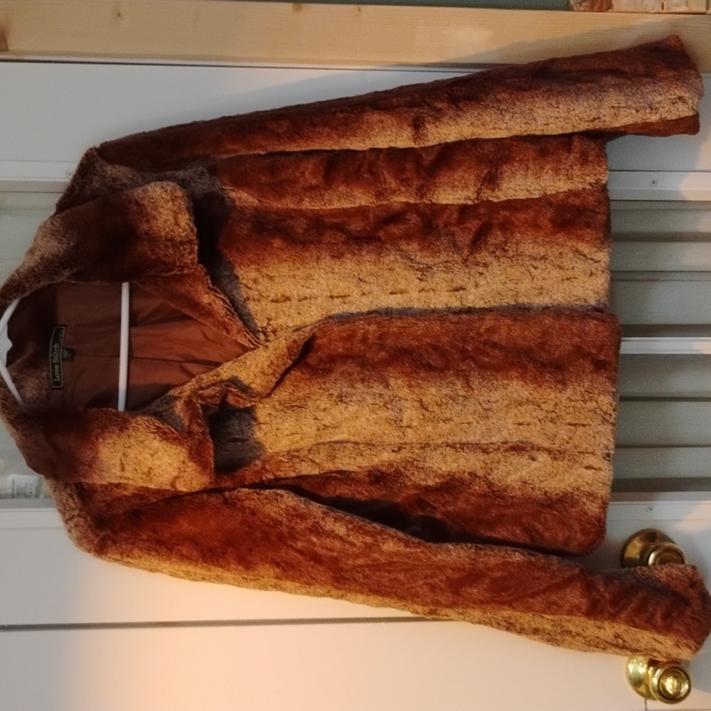 Love Stitch Faux Fur Jacket S L
